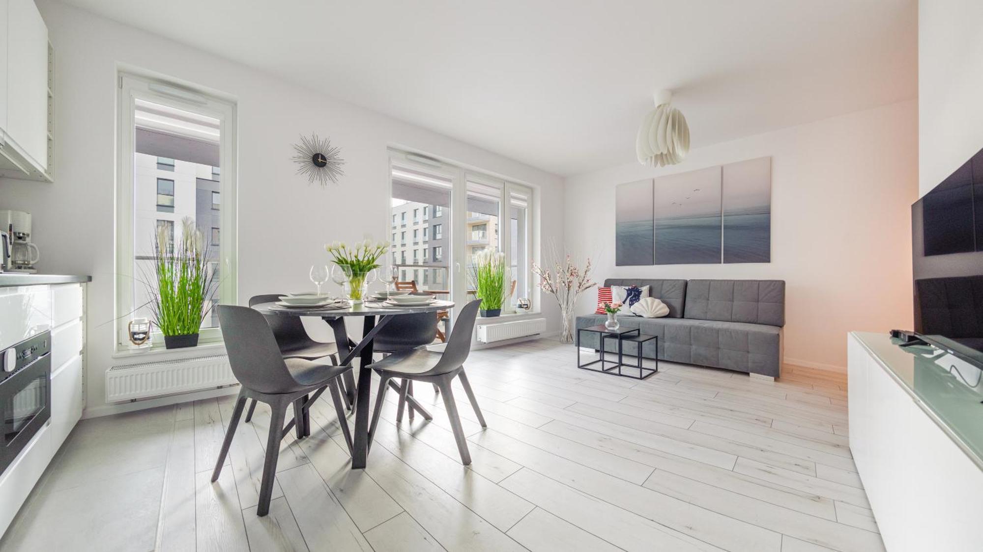 Apartamenty Sun & Snow Przystan Letnica Gdansk Exterior foto